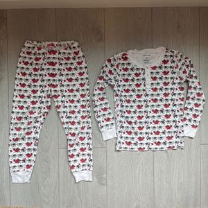 Roller Rabbit | Holiday long sleeve + pant pajama set | Size 6